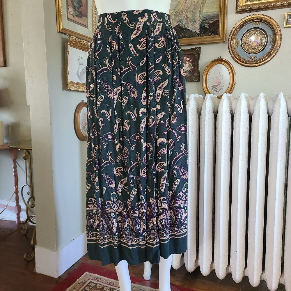 Vintage Paisley Skirt